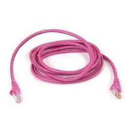 Belkin High Performance Cat. 6 UTP Patch Cable - RJ-45 Male - RJ-45 Male - 25ft - Pink