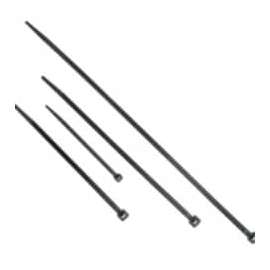 C2G 11.5in Releasable/Reusable Cable Ties, Black, 50pk, Cable Tie, Black
