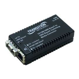 Transition Networks 10/100/1000BaseTX to 1000BaseLX Media Convertor, 1 x RJ-45 , 1 x SC, 10/100/1000Base-T, 1000Base-LX