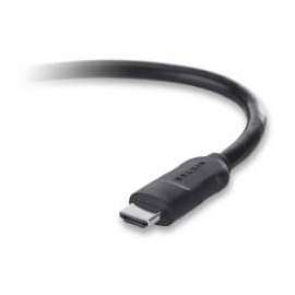 Belkin HDMI Cable, Type A Male HDMI, Type A Male HDMI, 15ft, Black