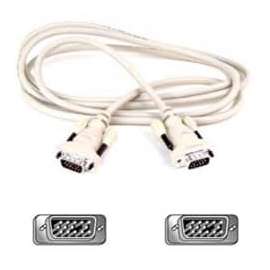 Belkin Pro Series VGA Monitor Signal Replacement Cable, HD-15 Male, HD-15 Male, 10ft