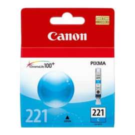 Canon CLI-221 Cyan Ink Cartridge, Inkjet, Cyan