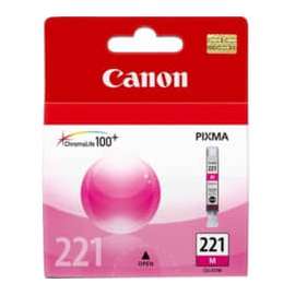 Canon CLI-221 Magenta Ink Cartridge, Inkjet, Magenta