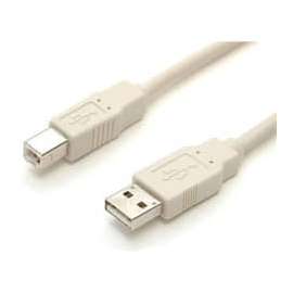 StarTech.com 6 ft Beige A to B USB Cable, M/M, USB, 6 ft, 1 x Type A Male