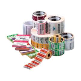 Zebra Technologies Zebra Label Paper 1.2 x 0.85in Direct Thermal Zebra Z-Select 4000D 1 in core, 1.2" Width x 0.85" Length, 2710/Roll, 1" Core, 6 / Carton