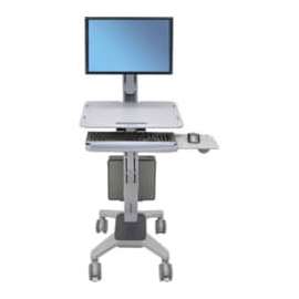 Ergotron WorkFit-C Single LD Sit-Stand Mobile Desk Workstation