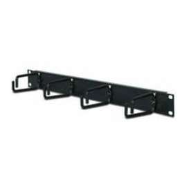 APC by Schneider Electric APC 1U Horizontal Cable Organizer - Cable Manager - Black - 1U Rack Height