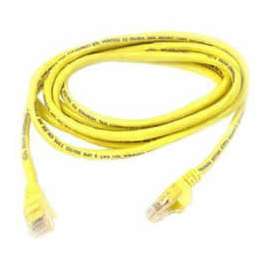Belkin Cat.6 UTP Patch Cable, RJ-45 Male Network, RJ-45 Male Network, 6", Yellow