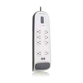 Belkin BV108200-06 8-Outlets Surge Suppressor, 8, 1875 VA, 3690 J, 125 V AC Input