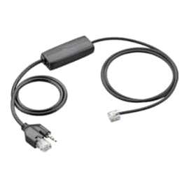 Poly Plantronics EHS Cable APS-11 (Siemens, Funwerk, Auerswald, Agfeo, Aastra, DeTeWe), Phone Cable for Phone, Black, 1 Each