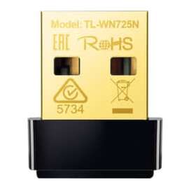 Tp Link TP-LINK TL-WN725N, USB WiFi Adapter for PC, Nano Size, WiFi Dongle Compatible with Windows 10/7/8/8.1/XP/ Mac OS 10.9-10.15 Linux Kernel 2.6.18-4.4.3, 150 Mbps