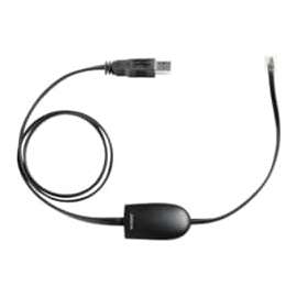 Jabra Service Cable, USB Data Transfer Cable for Headset, Audio Device, First End: 1 x Auxiliary, Male, Second End: 1 x USB Type A