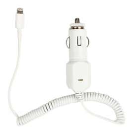 4XEM Car Charger For iPhone 5/5S, 6 and 6Plus, 5 V DC Output Voltage, 2.10 A Output Current