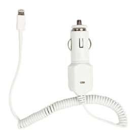 4XEM 8-Pin Lightning Car Charger For iPod/iPhone/iPad, 10 W, 12 V DC Input, 5 V DC/2.10 A Output