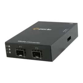 Perle Systems Perle Protocol Transparent Stand-Alone Media Converter with Dual SFP Slots - 1000Base-X - 2 x Expansion Slots - 2 x SFP Slots - Desktop, Rail-mountable, Wall Mountable, Rack-mountable