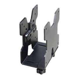 Ergotron CPU Mount for Thin Client, Flat Panel Display, Black, 6 lb Load Capacity, 75 x 75, 100 x 100, VESA Mount Compatible