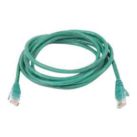 Belkin Patch Cable, RJ-45 Male, RJ-45 Male, 20ft, Green