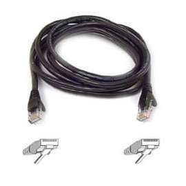 Belkin Cat6 UTP Patch Cable, RJ-45 Male, RJ-45 Male, 10ft, Green