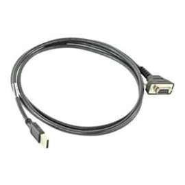 Zebra Technologies Zebra USB Data Transfer Cable, 5.91 ft USB Data Transfer Cable for Printer, Desktop Computer, Scanner, First End: USB
