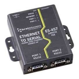 Brainboxes ES-457 Multiport Serial Adapter, DIN Rail Mountable, TAA Compliant