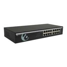 Amer 16-Port 10/100/1000Base-T Gigabit Ethernet Desktop Switch, 16 Ports, Gigabit Ethernet, 10/100/1000Base-T, 2 Layer Supported