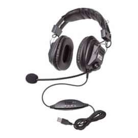 Califone 3068-style Headset w/ Boom Mic, Volume control, USB plug