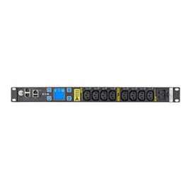 Eaton Managed Rack PDU 3.84 kW max 200-240V 16A 50-60Hz 1U Single-Phase PDU - Switched - IEC 60320 C20 - 8 x IEC 60320 C13 - 120 V AC, 230 V AC - 3840 W - Network (RJ-45) - 1U - Horizontal - Rack-mountable