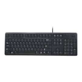 Dell, Imsourcing Dell-IMSourcing KB212-B USB 104 QuietKey Keyboard, Cable Connectivity, USB Interface, 104 Key