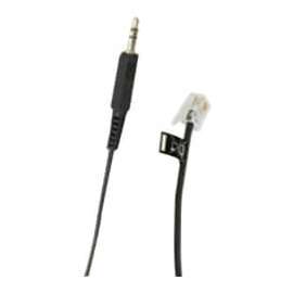 Jabra GN 1200 3,5mm jack - mod plug, 2m - 6.56 ft Mini-phone/RJ-9 Audio Cable for Phone, Headset - First End: 1 x RJ-9 Phone - Second End: 1 x Mini-phone Audio - 1