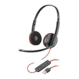 Poly Plantronics Blackwire C3220 USB-C Headset, Stereo, USB Type C, Wired, 20 Hz