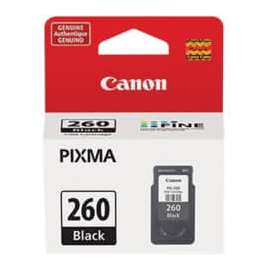 Canon PG-260 Original Inkjet Ink Cartridge, Black, 1 Pack, Inkjet, 1 Pack