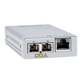 Allied Telesis MMC2000/SC Transceiver/Media Converter, 1 x Network (RJ-45), 1 x SC Ports, Multi-mode, Gigabit Ethernet