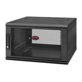 APC by Schneider Electric NetShelter WX 6U Single Hinged Wall-mount Enclosure 600mm Deep