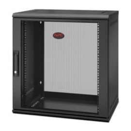 APC by Schneider Electric NetShelter WX 12U Single Hinged Wall-mount Enclosure 400mm Deep