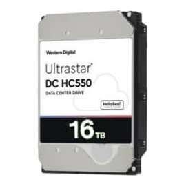 Hgst WD Ultrastar DC HC550 0F38462 16 TB Hard Drive, 3.5" Internal, SATA, 7200rpm, 20 Pack