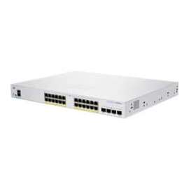 Cisco 350 CBS350-24FP-4X Ethernet Switch - 24 Ports - Manageable - 2 Layer Supported - Modular - 47.01 W Power Consumption - 370 W PoE Budget - Optical Fiber, Twisted Pair - PoE Ports - Rack-mountable - Lifetime Limited Warranty