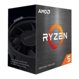 Advanced Micro Devic AMD Ryzen 5 5000 5600X Hexa-core (6 Core) 3.70 GHz Processor, Retail Pack, 32 MB L3 Cache, 3 MB L2 Cache, 64-bit Processing