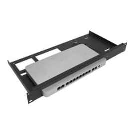 Traxx Solutions TRX-1U-M2A Rack Mount Kit for Cisco Meraki MX68 - For LAN Switch, Patch Panel, Firewall - 1U Rack Height x 19" Rack Width - Rack-mountable - Steel