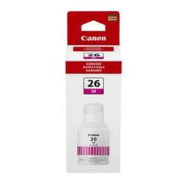 Canon GI-26 Pigment Magenta Ink Bottle, Inkjet, Pigment Magenta, 14000 Pages, 132 mL