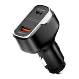 CODi Dual Port 65W Car Charger/Auto Adapter (USB-C, USB-A Outputs), 65W, USB Type-C, USB Type-A