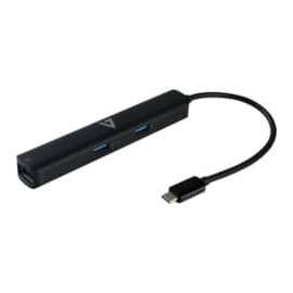 V7 USB-C Mini Dock 4K Display, for Computer, 85 W, USB Type C, 4K