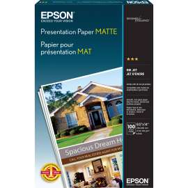Epson Matte Presentation Paper, 90 Brightness, 90% Opacity, Legal, 8 1/2" x 14"