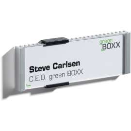 DURABLE® Wall Mounted INFO SIGN, Silver, 1 Each
