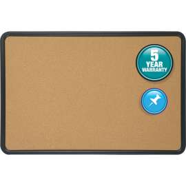 Quartet Plastic Frame Cork Bulletin Board