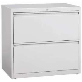 Lorell Telescoping Suspension Gray Lateral File