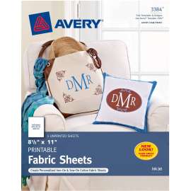 Avery® Fabric Sheet, Matte