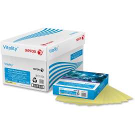 Multipurpose Pastel Colored Paper, 20 lb Bond Weight, 8.5 x 11, Yellow, 500/Ream