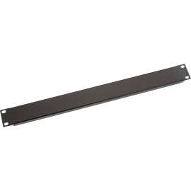 Black Box Corporatio Black Box IT Rackmount Blanking Panel, 1U, 19" , Black, Metal, Black, TAA Compliant