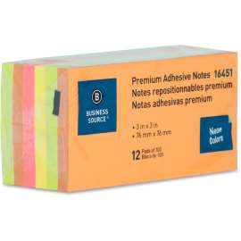 Bus. Source Repositionable Neon Notes