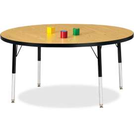 Jonti-Craft Berries Elementary Height Color Top Round Table